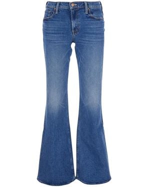 Mother Jeans The Jinx Heel Cotton - Blue