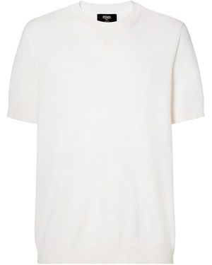 Fendi Jumpers Cotone Cashmere - White