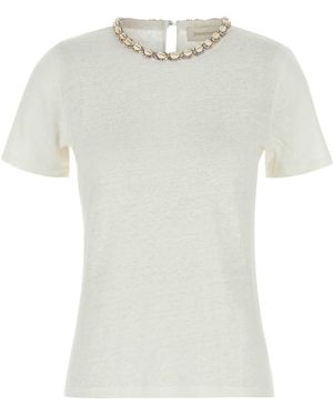 Zimmermann Linen Illuminate T-Shirt - White