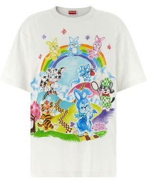 KENZO Cartoon T-Shirt Cotton - Gray