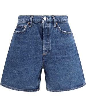 Agolde Bermuda Shorts - Blue