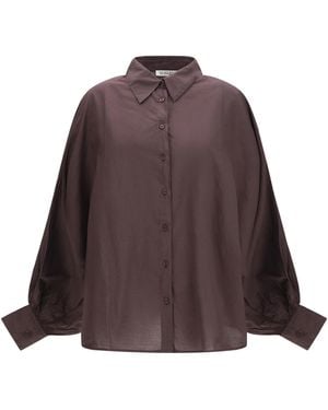 SOSUE Antonia Voile Shirt Cotton - Brown