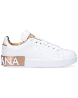 Dolce & Gabbana Portofino Trainers - White