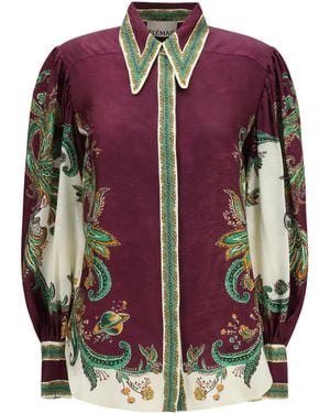 ALÉMAIS Ruthie Shirt Viscose; Silk - Multicolour