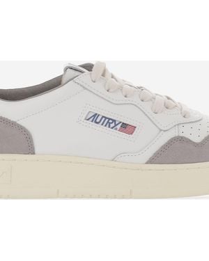 Autry Low-Top Leather Trainers Trainers - White