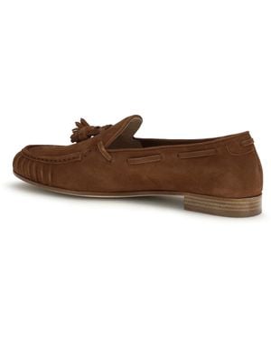 Fratelli Rossetti Brera Suede Loafers Calf Leather Bos Taurus - Brown