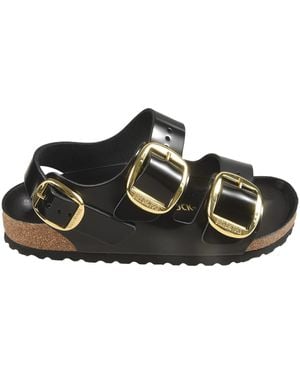 Birkenstock Milano Big Buckle Sandals - Black