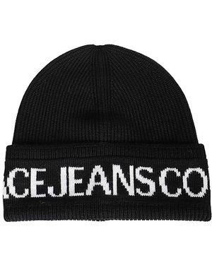 Versace Jeans Couture Knitted Beanie - Black