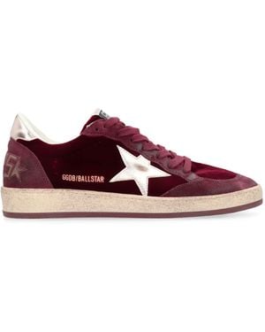 Golden Goose Ball Star Low-Top Sneakers - Purple