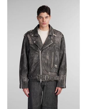 Haikure Kay Biker Jacket - Grey