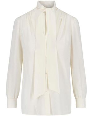 Nili Lotan Colt Silk Shirt - White