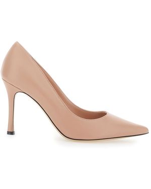 Pollini Pointed Toe Stiletto Heels - Pink