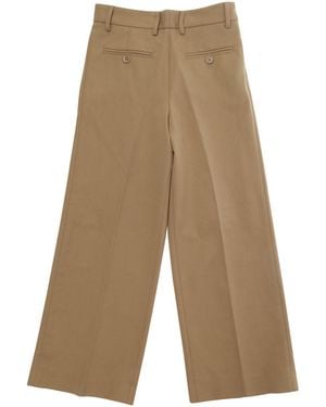 MM6 by Maison Margiela Trousers Wool Blend - Natural