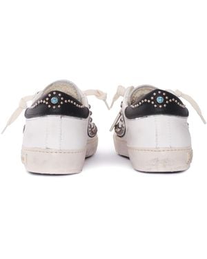 HTC Vipers Studded Shield Low Trainer - White
