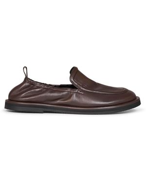 Studio Nicholson Chocolate Nappa Leather Donovan Loafers - Brown