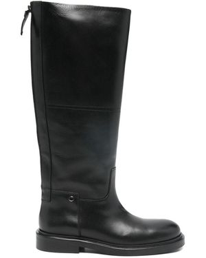 Poeve Eve Knee-High Boots - Black