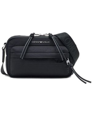 Emporio Armani Nylon Crossbody Bag - Black