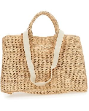 Helen Kaminski Handbag Anika Raffia Handbags - Natural