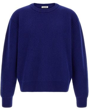 Jil Sander Wool Cardigan Clothing - Blue