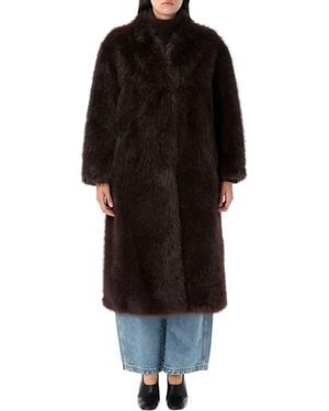 S.W.O.R.D Eco Fur Coat Polyester - Black
