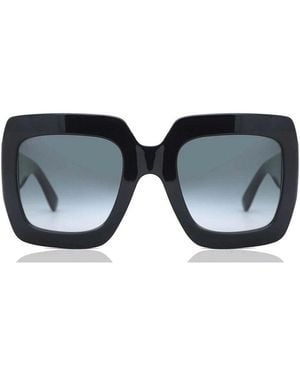 Gucci Sunglasses Square Full Rim, Frame And Gradient Lens Gg0053Sn001 - Black
