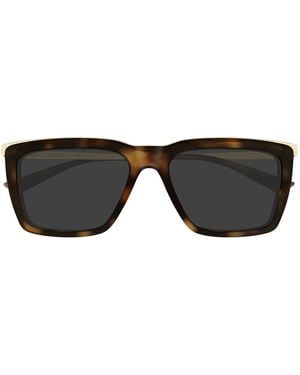 Saint Laurent Saint Laurent Sl 765 Linea Sl Logo 004 Havana Sunglasses - Black