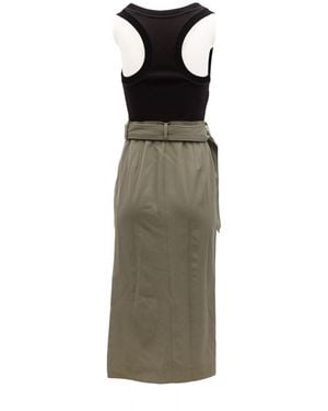 McQueen Acetate Dress - Green
