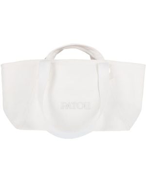 Patou Large Trapeze Tote Bag in Natural | Lyst