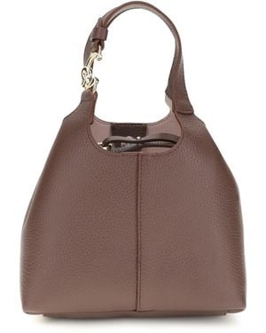 Coccinelle Shoulder Bag C-Easy Calf Leather - Brown