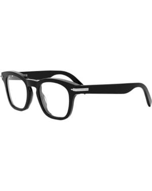 Dior Eyeglasses Square Full Rim, Shiny Frame And Clear Demo Lens Blacksuitos21I1000