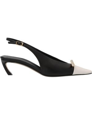 Lanvin 'Bico' Slingbacks - Black