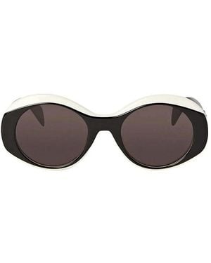 Palm Angels Sunglasses Round Full Rim, - Frame And Lens Peri027Sdoyle0107 - Brown