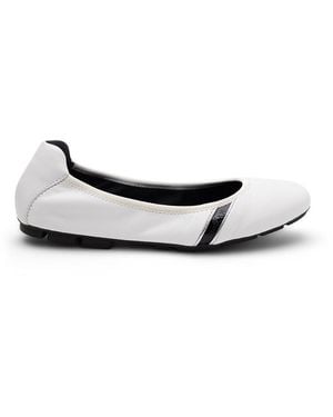 Hogan H511 Flat Ballerina Court Shoes - Black