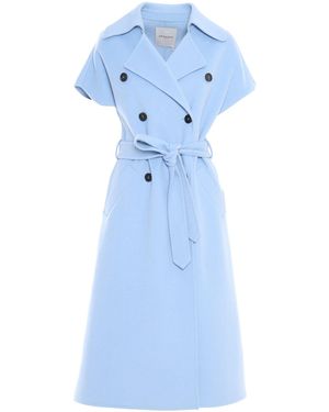 Ermanno Scervino Easy Trench Coat - Blue