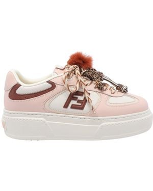 Fendi Match Trainers - Pink
