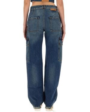 Stella McCartney Cargo Jeans Polyester - Blue