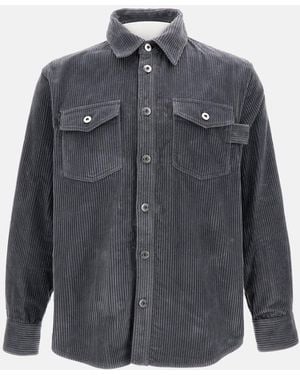 Bottega Veneta Shirt Matt Cotton Corduroy - Gray