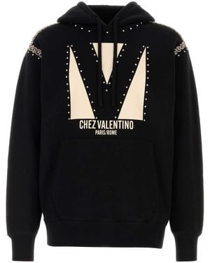 Valentino Garavani Cotton Sweatshirt - Black