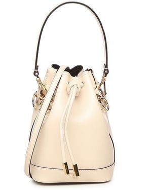 Fendi Mon Tresor Mini Bucket Bag - White
