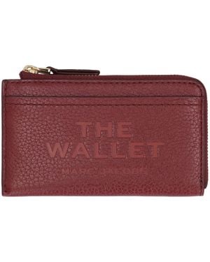 Marc Jacobs The Top Zip Multi Wallet Leather - Purple