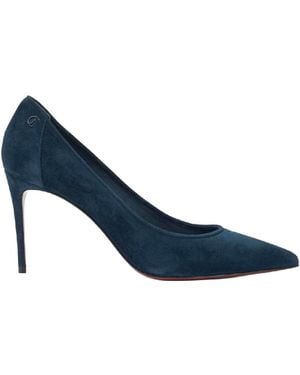 Louboutin With Heel Calf Leather - Blue