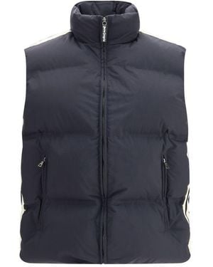 Palm Angels Polyamide Sleeveless Jacket Clothing - Blue