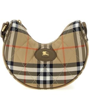 Burberry 'Horseshoe' Crossbody Bag - Natural