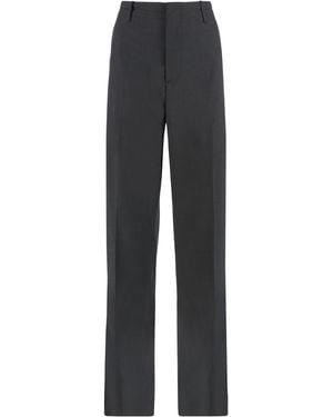 Bottega Veneta Trousers Wool Chinos - Blue