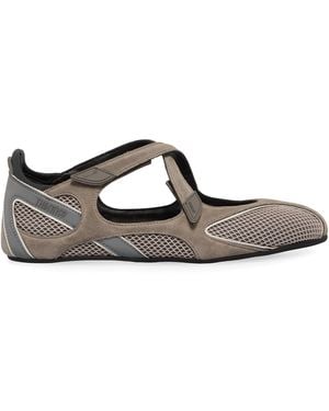 The Attico Ballerina Flats Floor 01 Polyurethane Shoes - Black