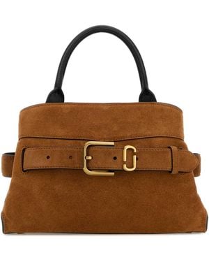Marc Jacobs Caramel Suede Handbag - Brown