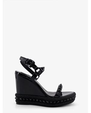 Christian Louboutin Sandals Pyra Clou Leather - Black