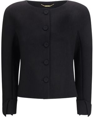 Chloé Wool Oves Aries Jacket Clothing - Black