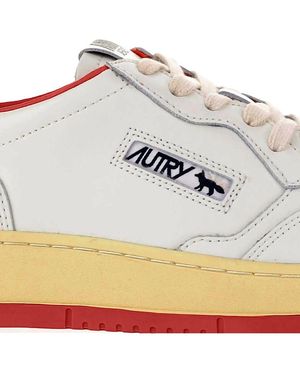 Autry X Maison Kitsune Trainers Cow Leather - Grey