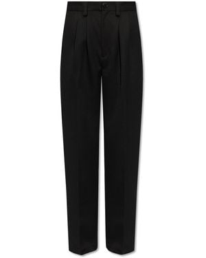 Anine Bing Carrie Wool Pants - Black
